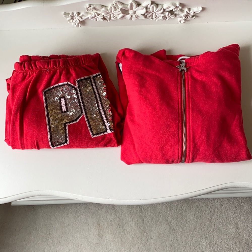 Pink Sweatsuit Set